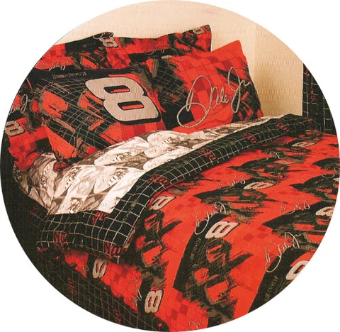 Dale Earnhardt Jr. #8  Queen Bedskirt Cover