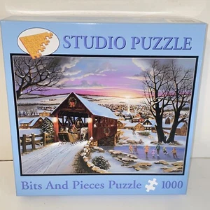 Home Again by H. Hargrove Bits and Pieces Studio Puzzle 1000 Pc Christmas Theme - Picture 1 of 11
