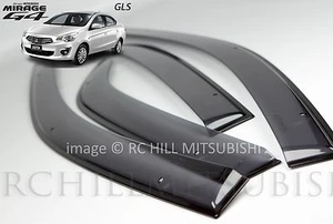 2017 GENUINE MITSUBISHI MIRAGE G4 4DOOR SIDE VENT WINDOW SHADE VISORS MZ330689 - Picture 1 of 1