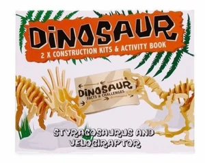Kit de actividades modelo dinosaurio Velociraptor Styracosaurus Raptor lección de educación en el hogar - Imagen 1 de 4
