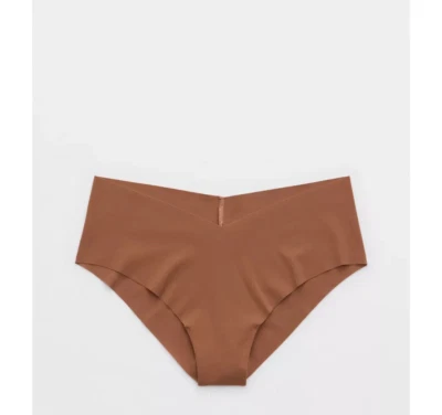 Трусики American Eagle Aerie No Show Cheeky СРЕДНИЕ Horizon Коричневый Цвет Шелковистые Новые - Изображение 1 из 2