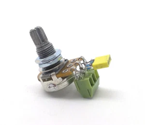 Solderless POT Potentiometer 500K Volume Treble Bleed Mod Guitar by MIHADO - Foto 1 di 4