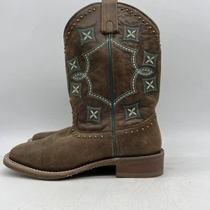 Botas vaqueras de cuero para mujer Laredo Tan Addie talla 8M - Imagen 1 de 6