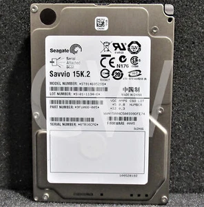 ST9146852SS 9F4066-005 Seagate SAVVIO 15K.2 146GB 15K 6G 16MB 2.5"SAS Hard Drive - Picture 1 of 2