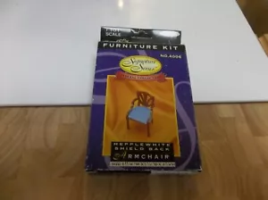Dollhouse Miniature HouseWorks Armchair Furniture Kit 4006 - Picture 1 of 4