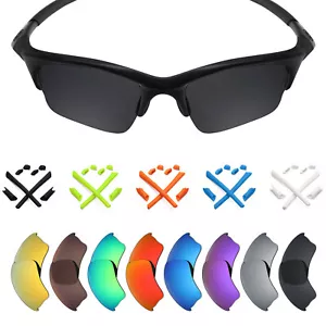hdhut Polarized Lens and Rubber Kit for-Oakley Half Jacket XLJ Sunglass - Opt. - Picture 1 of 29