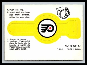 1973-74  OPC O PEE CHEE  RINGS  PHILADELPHIA FLYERS    23213 - Afbeelding 1 van 2