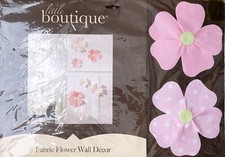 New Little Boutique Fabric Flower Wall Decor