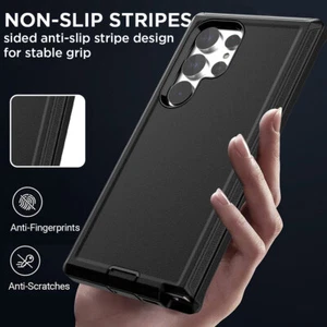 For Samsung Galaxy S24 Ultra/S24 Case Shockproof Rugged Heavy Duty 3-Layer Cover - Picture 1 of 86