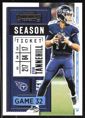 Ryan Tannehill, 2020 Panini Contenders, #9, Tennessee Titans - Image 1 of 2