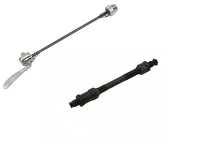 BICYCLE REAR SKEWER/AXLE 3/8" X 140MM  WITH QUICK RELEASE BIKES CYCLING NEW - Image 1 of 2
