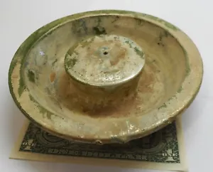 China Han green glazed pottery model of stone mill ancient burial relic ceramic - Picture 1 of 5