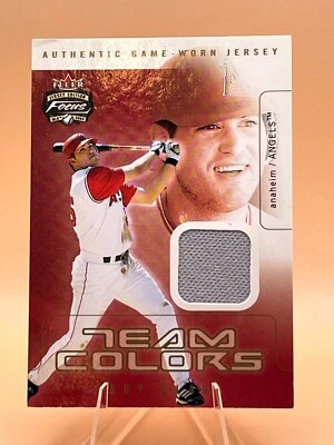 Parche de camiseta Fleer Focus Troy Glaus 2003 grado IA: casi nuevo #tc-tg Angels Foto 1 de 2