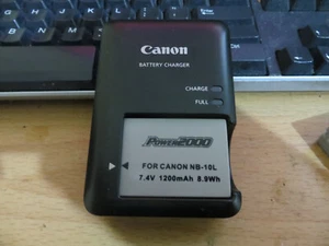 Genuine OEM Canon CB-2LC Charger & OEM Canon NB-10L Battery - Picture 1 of 2