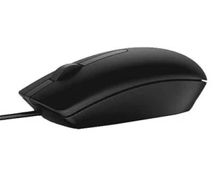 Dell D-MS116p USB Wired Optical Mouse - Black - Picture 1 of 4