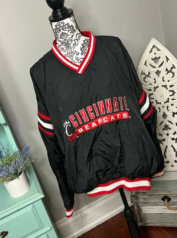 Cincinnati Bearcats Starter Pullover Windbreaker Jacket UC Vintage 90s Clothing Cover