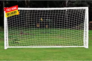 Red de fútbol, patio trasero al aire libre poste de portería red portátil fútbol tiro Spo - Imagen 1 de 7