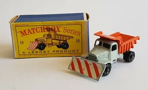 Matchbox Serie Giocattoli 16,Scammell " Alpinista " Snowplough Superb Quasi - Foto 1 di 10