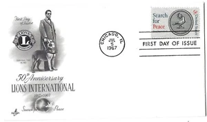 4 '67 FDCs Search for Peace, Thoreau, Nebraska Statehood, Voice of America - Picture 1 of 4
