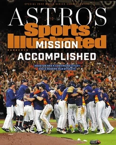 8x10 Photo HOUSTON ASTROS 2022 World Series Champions Sports Illustrated Mission - Picture 1 of 1
