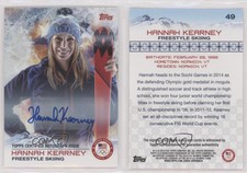 2014 Topps US Olympic & Paralympic Team and Hopefuls Hannah Kearney #49 Auto