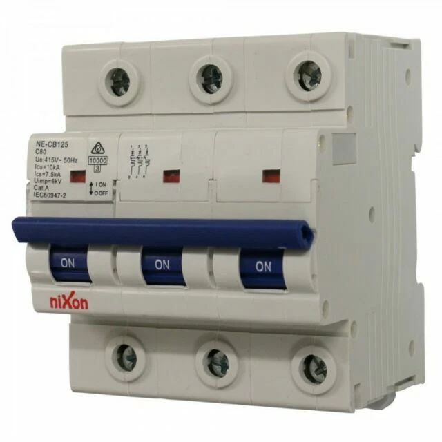 Nixon NECB125803C 10 kA 3 Pole Circuit Breaker