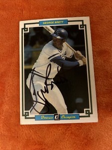 1984 Donruss Champion # 15 George Brett Autograph Signed Card JSA Royals