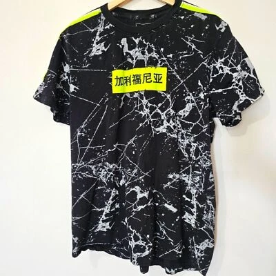 Rue 21 - Camiseta Pintura Gráfico Salpicaduras - Talla L - Negro - 100% Algodón Foto 1 de 4