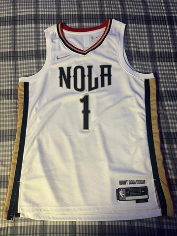 zion williamson nba 75th anniversary city edition swingman jersey XL NWOT Cover