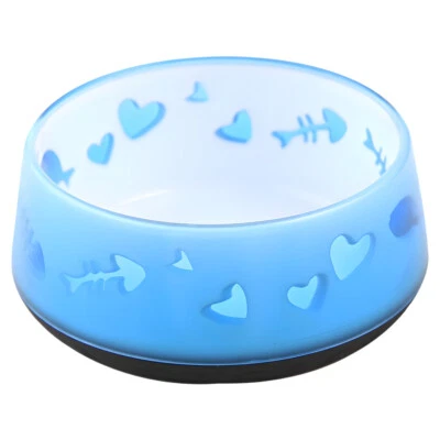 AFP Katzennapf Kitty Love Bowl blau Ø 10cm Gummiunterlage Katzenfutter - Bild 1 von 2