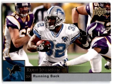 2009 Upper Deck Rudi Johnson Detroit Lions #69 - Image 1 of 2