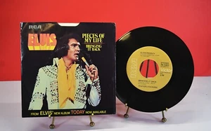 ELVIS PRESLEY Bringing It Back, Pieces Of My Life 45rpm (NM-) 7" Vinyl w/Pix Slv - Imagen 1 de 2