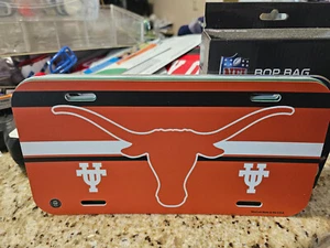 TEXAS LONGHORNS NCAA FOOTBALL CAR AUTO LICENSE PLATE NEW - Picture 1 of 2