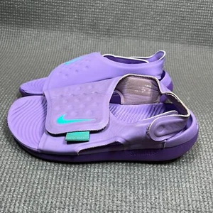 Nike Sunray Adjust 5 Slingback Sandals Kids Size 13C Purple AJ9076-500 Slingback - Picture 1 of 9