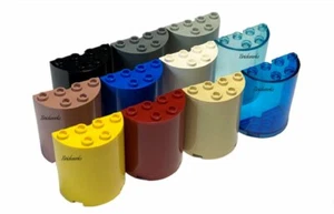 LEGO 6218 / 6259 Cilindro 2x4x4 (Confezione da 1) Colore a scelta - Spedizione gratuita! - Foto 1 di 14