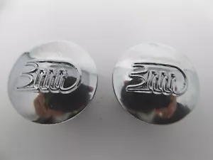 Vintage NOS 3TTT Silber Lenker End Stecker 4 Vintage Stahl Fahrrad A - Bild 1 von 3