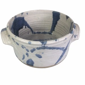 Vintage Dublin Keramik Ohio Steinzeug Schüssel mit handgeworfenem Griff Studio Kunst - Bild 1 von 10