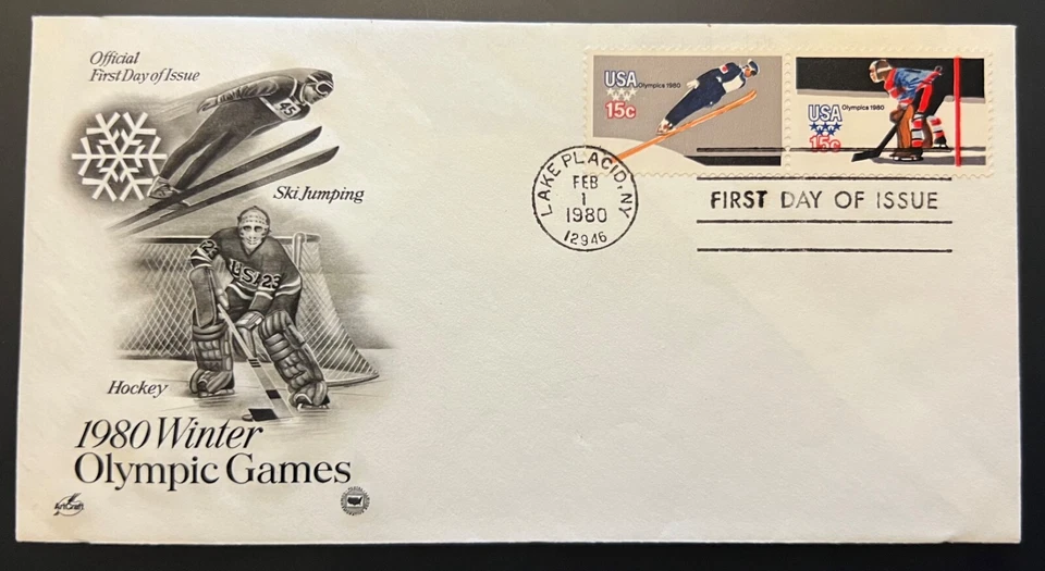 WINTER OLYMPIC SPORTS JAN 8 2002 PARK CITY UT FIRST DAY COVER (FDC) BX2 - Image 1 of 1