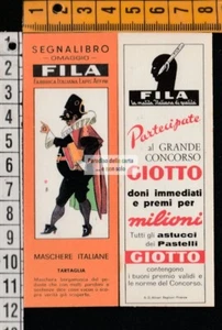 ROW PENCILS PASTELLI GIOTTO, BOOKMARK - ITALIAN MASKS, CAKE - Picture 1 of 1
