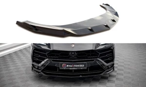 Labio de alerón CUP NEGRO para Lamborghini Urus MK1 alerón delantero espada alerón V3 - Imagen 1 de 7