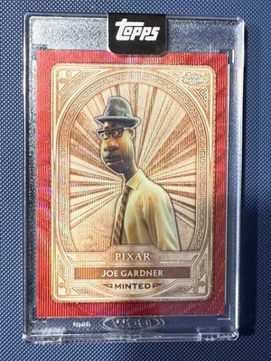 NYCC Topps Disney 2025 como nuevo Joe Gardner #49 rojo cromado recubierto 5/5  Foto 1 de 3