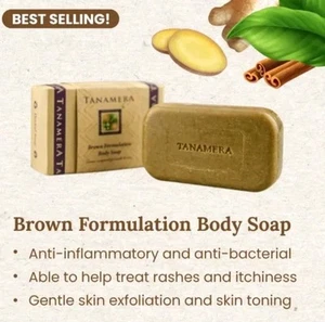 Hot Selling! TANAMERA Brown Formulation Body Soap 125g - Picture 1 of 5