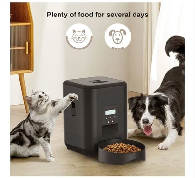 2L Futterautomat Futterspender Automatischer Futternapf für Katzen Hunde  - Bild 1 von 4