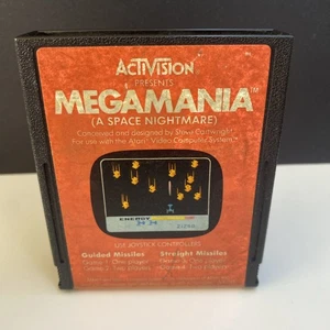Megamania 1982 Atari 2600 Video Game Cartridge Only Tested  - Picture 1 of 6