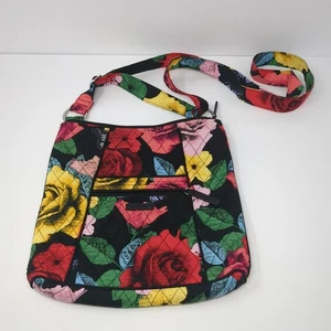 Vera Bradley Umhängetasche Havana Rose mittelgroß verstellbarer Riemen gesteppt - Bild 1 von 8