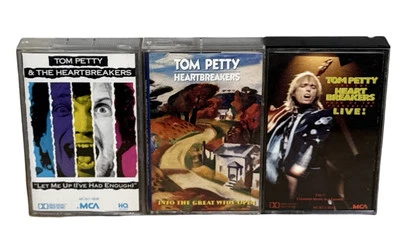 TOM PETTY & HEARTBREAKERS Cassette Tape Lot of 3 - LIVE, Into Great Wide Open ++ Foto 1 de 2