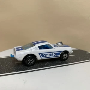 1970 Matchbox Lesney Superfast No. 23 Ford Mustang GT 350 White/Blue Stripes NM - Picture 1 of 14