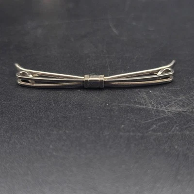 Accesorio vintage para hombre Krementz cuello tono plata Stay Foto 1 de 4