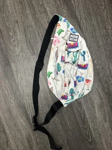 Riñonera HIVJEE Llama Cactus Bandolera Pecho Blanca Unisex Viaje - Imagen 1 de 7