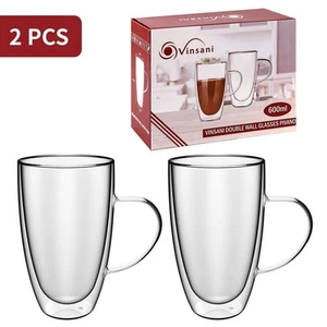 VINSANI DOUBLE WALL GLASSES PIVANO 1010315 - Picture 1 of 7